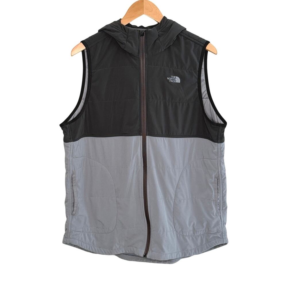The North Face Womens color block vest size XL gray